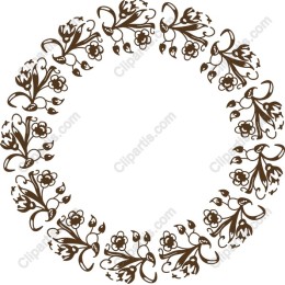 Elegant Floral Circle