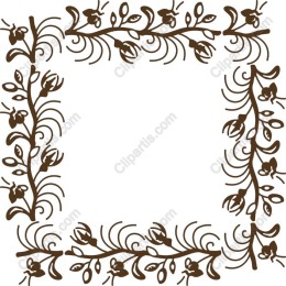 Elegant Floral Frame