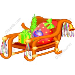 Festive Holiday Sleigh