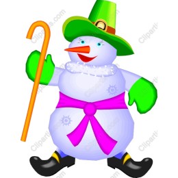 Whimsical Snowman