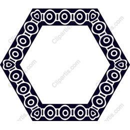 Hexagonal Decorative Frame