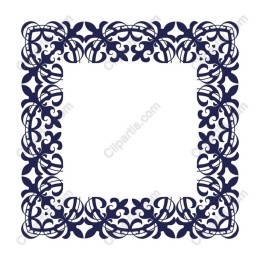 Elegant Floral Frame