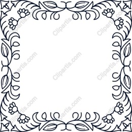 Elegant Floral Frame