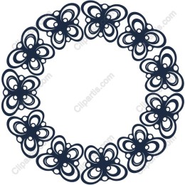 Floral Decorative Wreath