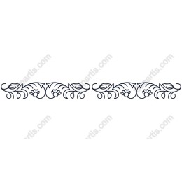 Elegant Floral Border