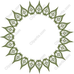 Ornamental Paisley Frame