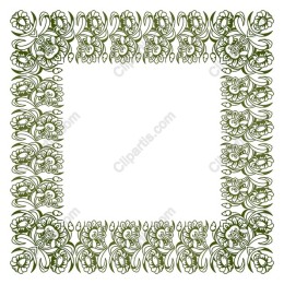Vintage Floral Frame