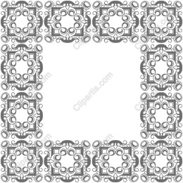 Elegant Decorative Ornate Border