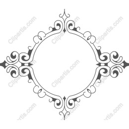 Ornate Decorative Frame - Elegant Swirl