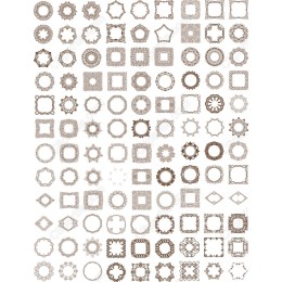 Vintage Decorative Frames Set - 100 Unique Cliparts
