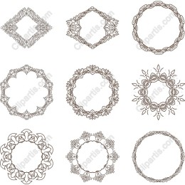 Elegant Floral Frames Collection - 9