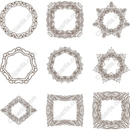 Elegant Hand-Drawn Frames Collection