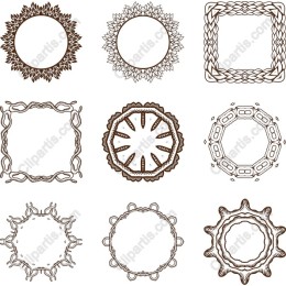 Elegant Ornamental Frames Collection