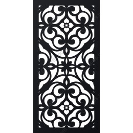 Elegant Ornate Black and White Pattern