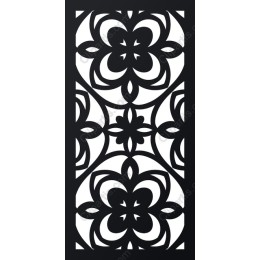 Elegant Floral - Intricate Black and White Artwork