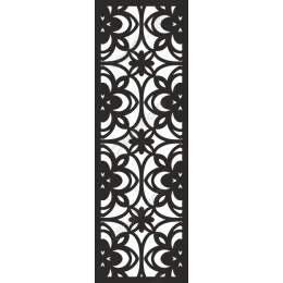 Vertical Floral Lace