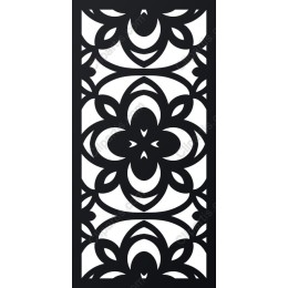 Elegant Black and White Floral
