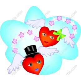 Whimsical Love Hearts
