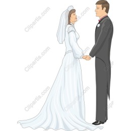 Elegant Bride and Groom