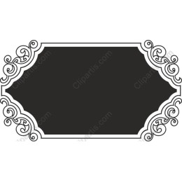 Elegant Swirl Frame for Versatile Creations