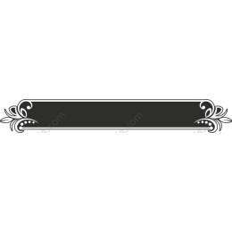 Vintage Floral Decorative Banner