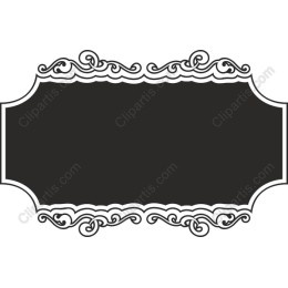 Elegant Ornate Frame Clipart