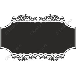 Elegant Vintage Decorative Label