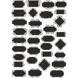 Elegant Vintage Frame Clipart Set