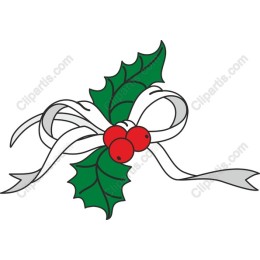 Festive Holly Bow
