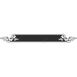 Elegant Floral Decorative Border