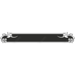 Elegant Floral Decorative Border