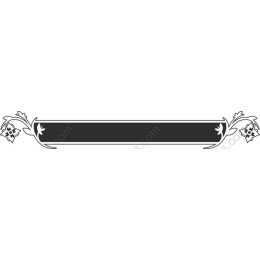Elegant Floral Border in and