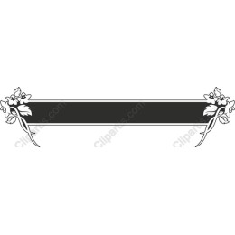 Floral Decorative Frame in and