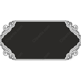 Elegant Vintage Decorative Label