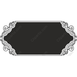 Elegant Ornate Label
