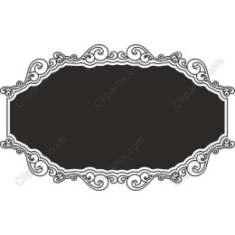 Elegant Swirl Decorative Frame