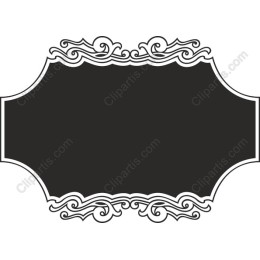 Vintage Ornate Label