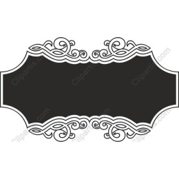 Elegant Vintage Decorative Label