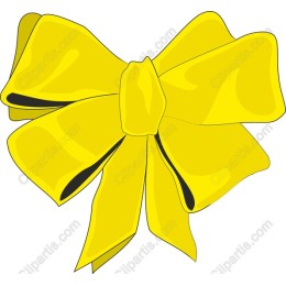 Vibrant Yellow Bow