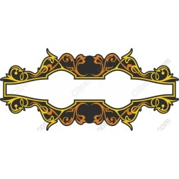 Elegant Ornamental Decorative Frame