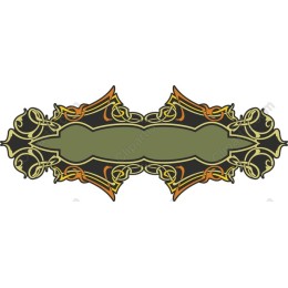 Vintage Ornamental Banner