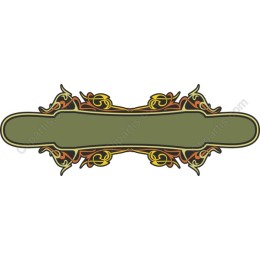 Elegant Vintage Floral Frame