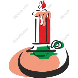 Vibrant Candle