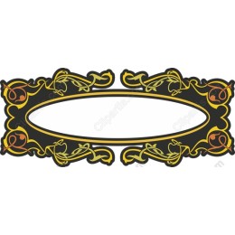 Vintage Floral Decorative Frame