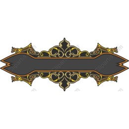 Vintage Ornamental Banner