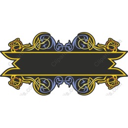 Celtic-Inspired Decorative Border