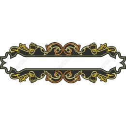 Vintage Ornamental Banner