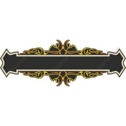 Ornate Decorative Banner