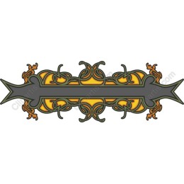 Ornate Decorative Banner