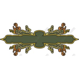 Ornate Floral Banner